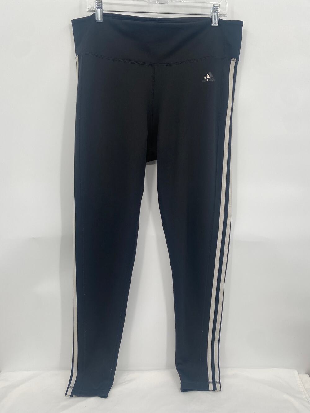 Adidas Climalite 3-Stripe Full Length Tights CW5146 Black/White XL